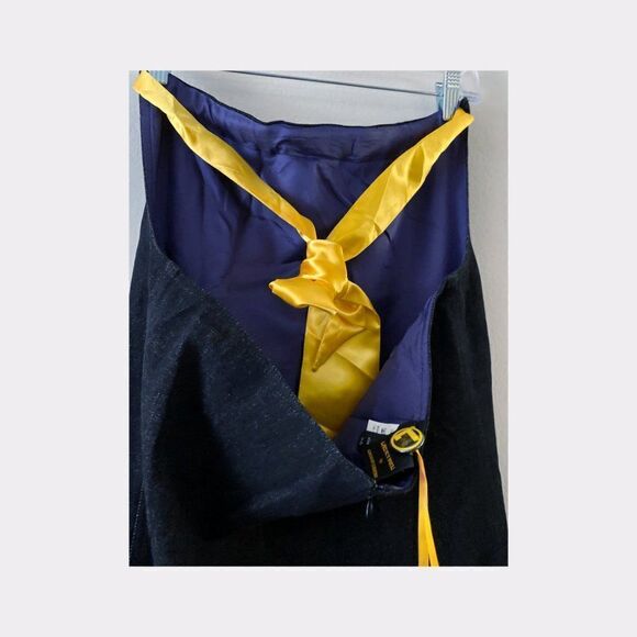 NWT Lac Et Mel Designer Denim Halter Mini Dress EU 36 - Picture 6 of 7